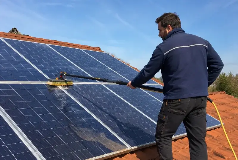 Nettoyage et entretien de panneaux solaires à Saint-Jean-du-Gard
