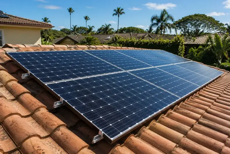 Installation de panneaux solaires à Saint-Jean-du-Gard